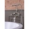 Anzzi Tugela 3-Handle Claw Foot Tub Faucet with Hand Shower, Brushed Nickel FS-AZ0052BN - alternate 4